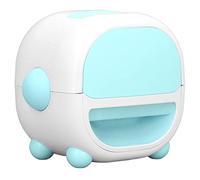 GLOGLOW Pequeña máquina de pelar semillas de melón recargable USB con interruptor sensible para abrir eficientemente la batería de litio protector dental (azul)