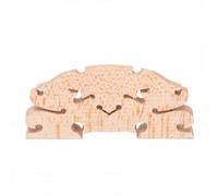 GLOGLOW Puente Morin Khuur Puente para Instrumentos Morin Khuur de Violín con Cabeza de Caballo Madera de Arce Precortada Preinstalada para un Sonido óptimo con Secado Al Aire