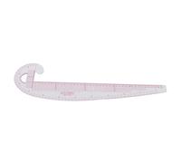 GLOGLOW Regla Curva 6501 de 58 Cm, Flexible, para Costura, con Cuerpo de Plástico Transparente de Alta Precisión, Ideal para Diseño de Patrones, Costura, Sastrería y estudiantes.