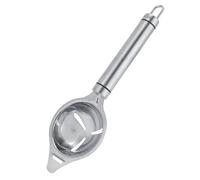 GLOGLOW Separador de Yemas de Huevo de Acero Inoxidable, Extractor de Yemas de Huevo, Colador de de con Orificio para Colgar y Cascanueces para Separar las de las claras.