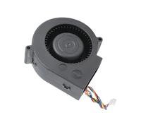 GLOGLOW Soplador de Turbina de CC Ventilador Axial de CC Ventilador de Refrigeración de 12 V 97 Mm 4500 RPM 37,97 CFM 2,94 A Rodamiento de Bolas de Alta Precisión Plástico PBT para