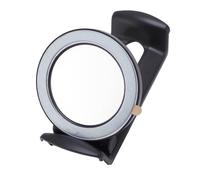 GLOGLOW Soporte para Teléfono con Tapa de Vaso y Botella de Agua, con Ajuste Diseño Multifuncional para Smartphone, Llaves Auriculares de 40 oz. (Black)