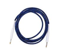 GLOGLOW Suministros Escolares Cable de Audio Trenzado, Reducción de Ruido Conexión Recta Doble para Guitarra Eléctrica Amplificador de bajo Grabación de Escenario Cable de Guitarra Instrumento bajo