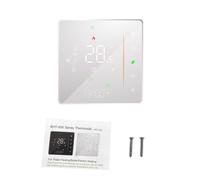 GLOGLOW Termostato WiFi Inteligente, Controlador de Temperatura Inalámbrico Programable, Pantalla LED, Control Remoto para Calefacción del Hogar, Rango de 5-95 °F (BHT-006GALW WiFi Calefacción por