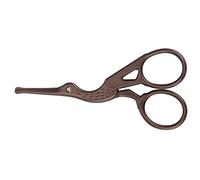 GLOGLOW Tijeras de Diseño de Grúa de Acero Inoxidable, Costura de Bordado de Bordado Crafts Shears Herramienta para Costuras, Corte de Papel, Totadoras de Diseño de Grúa de Acero Inoxidable de