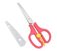 GLOGLOW Tijeras Multifunción, Tijeras de Alimentos de Acero Inoxidable de Alta Dureza de Acero Inoxidable Kindergarten para Vivienda Doméstica de Viaje en interiores. (rojo)