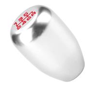GLOGLOW Universal CAR Gear Shift Paya Duradero Cabeza de Palanca de de 6 Velocidades para una Fácil Instalación, Se Adapta a la Mayoría de los Modelos, Hecho de Material de Metal de (SILVER)