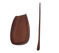 GLOGLOW Utilensil de té de Madera de Nogal Pura, Diseño único, Aplicación Amplia, Juego de té de Múltiples Funciones para la Producción China de de Gongfu Utensil de de Madera de Nogal, Hecho a (A)