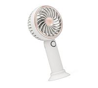 GLOGLOW Ventilador de Mano Mini, Ventilador Portátil con Nebulizador, 500mAh Recargable a Batería, Silencioso 30dB, para Oficina Viaje Hogar