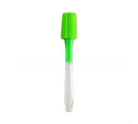 Glomc 1 cepillo de silicona para botellas con cabezal giratorio de 360 grados, limpiador de tazas de mango largo para botellas, vasos, jarrones y teteras, verde, cocina en casa (verde)