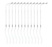 Glomc 12 unids modelo ferrocarril caliente blanco LED lámpara postes 14CM para tren disposición iluminación 1:75 escala 3V DC AC accesorios de metal con resistencias