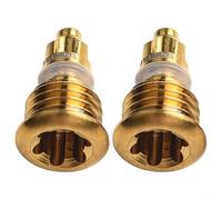 Glomc 2 tornillos de purga de palanca de freno de bicicleta con junta tórica, para titanio, compatibles con frenos hidráulicos Magura MT2, MT4, MT5, MT7 y MT8 (dorado)