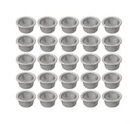 Glomc 20 filtros de pantalla de tubería, malla de acero inoxidable con cuenco de metal cóncavo, resistente a la corrosión y diseño flexible, adecuado para varios tipos de tuberías