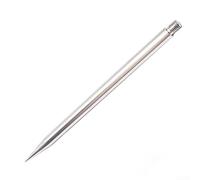 Glomc Antena de onda corta Ancla de tierra 240 X 10 milímetros Aleación de aluminio para antena PAC-12 JPC-7 HF, rosca M10 compatible con GP20, plata, para comunicación de radio al aire libre