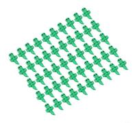 Glomc Aspersor de riego, 50 boquillas de riego para aspersores y configuraciones de riego por goteo que soportan cobertura de 90 grados, 180 grados y 360 grados en tamaños de tubería estándar (180