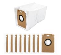 Glomc Bolsas de polvo para aspiradora Roborock H50 Ultra H60 Hub Ultra H60 Hub Pro, fibra fundida y no tejida, estación de vaciado automático, limpieza higiénica del hogar (paquete de 10)