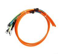 Glomc Cable de sensor de cobre puro sin escobillas DC Motor Hall de 12 m para bicicletas eléctricas de 400 W-4000 W, scooters, motocicletas, triciclos, negro, 3-6 pies cuadrados, ciclismo (4 cuartos)