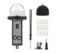 Glomc Carcasa impermeable para DJI para Osmo Pocket 3, carcasa de buceo de 40 m con visibilidad clara, material de policarbonato resistente para fotografía submarina (negro)