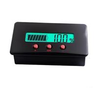 Glomc Dc 8-120V Digital Coulomb metro con derivación, 0-500A monitoreo de corriente bidireccional para sistemas de baterías de plomo-ácido y litio en proyectos de energía solar, RV y bricolaje (A)