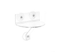 Glomc Estantes acrílicos para plantas de ventana, estante acrílico con ventosa, extensor de alféizar de ventana, soporta 2-5 kg, decoración de jardín de hierbas para interiores para cocina y baño, 20