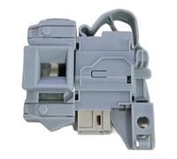 Glomc Interruptor de bloqueo de puerta de lavadora compatible con Electrolux Eww12732/Eww14912/Ewf10743, plástico gris para seguridad de lavandería doméstica