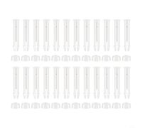 Glomc Juego de 24 pasadores de plástico para juntas de piscina y sellos de goma, kit de repuesto para piscinas rectangulares de marco de metal Intex a partir de la temporada 2016, material ABS blanco