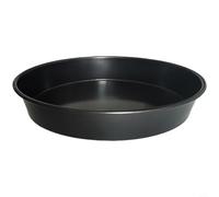 Glomc Juego de 4 sartenes para pizza de acero al carbono de 6/7/8/9 pulgadas con revestimiento antiadherente y alta resistencia al calor para hornear en horno, para noches de pizza caseras (9 pulgadas