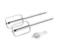 Glomc Juego de accesorios de licuadora y mezclador de acero inoxidable para batidoras y batidores de mano Kenwood, kit de accesorios de 2 piezas fácil de instalar (B*2)