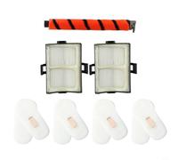 Glomc Kit de cepillo de rodillo y filtro para Shark HZ500 HZ500UKT HZ2000, 4 espumas + 4 fieltro + 2 filtros de postmotor, piezas de repuesto de aspiradora premium