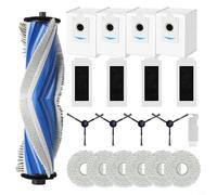 Glomc Kit de piezas de repuesto para aspiradora robot Ecovacs T30S y T30S Pro, incluye cepillos laterales, filtros y bolsas de trapeador