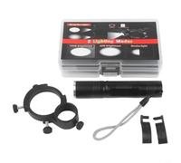 Glomc Lámpara de inspección LED portátil para pintura de coche, 3 modos de brillo para detección de burbujas, en el compartimento del motor de la puerta del coche, RV, maletero, plástico negro (B)