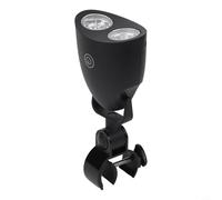 Glomc Luz para barbacoa con 10 lámparas LED y rotación de 360°, construcción ABS resistente al calor, control táctil para barbacoa nocturna, camping o cocina al aire libre