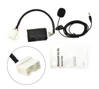 Glomc Módulo adaptador de interfaz auxiliar con cable de 150 cm para Accord/Civic/Odyssey, soporta llamadas manos libres y reproducción de música a través del estéreo del coche, ideal para
