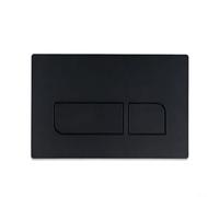 Glomc Panel de tanque de agua oculto para Geberit UP300 JP320, placa frontal de repuesto ABS, accesorio de cubierta de cisterna de baño fácil de instalar, acabado blanco o negro (negro)
