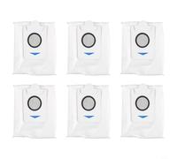 Glomc Paquete de 6 bolsas de polvo para Ecovacs para Deebot Ddb030025 X2 para aspiradora Omni Robot, accesorios de aspiradora de repuesto desechables para uso de limpieza del hogar