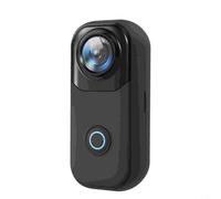 Glomc Para mini cámara de acción 4K del tamaño del pulgar, cámara corporal Pov portátil con lente gran angular, grabadora de video portátil impermeable IP65 para deportes al aire libre, viajes