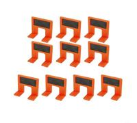 Glomc Posicionador de instalación de bisagra magnética para puertas de gabinete, plantilla de alineación de espacio de 2 mm con ángulo recto de 90°, herramienta manual de ABS grueso para un montaje