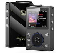 Glomc Reproductor de música MP3 sin pérdidas HIFI con DSD256, BT 5.0, reproducción de 50H, LCD de 2.4 pulgadas, cuerpo de aleación de aluminio CNC, batería de 3000 mAh, soporta tarjeta TF de hasta 256
