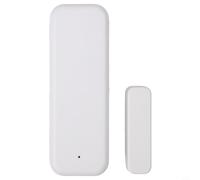 Glomc Sensor de puerta de hogar inteligente para ZigBee 2.4GHz detector de seguridad inalámbrico con alertas de aplicación en tiempo real, para sistemas de automatización del hogar inteligente Tuya