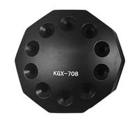 Glomc Soporte de almacenamiento para destornilladores, 1 paquete, organizador giratorio de aleación de aluminio para pinzas y pastillas de virutas con base antideslizante, soporte de herramientas
