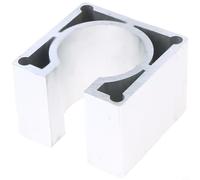 Glomc Soporte de montaje de motor paso a paso 57 Base fija de aleación de aluminio, para máquina de grabado CNC Router Impresora Reducción de vibración, 40/45/50 mm (40 mm)