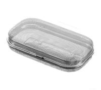 Glomc Soporte para palillos de acero inoxidable con orificios de drenaje para organizador de fregadero y cubertería, accesorios de cocina a prueba de óxido, 22 x 13 x 6 cm (S)