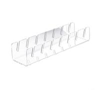 Glomc Soporte para sombrero, soporte compacto de acrílico para gorra de béisbol con diseño que ahorra espacio para hasta 7 y compatible con varios estilos de sombreros para organización del hogar