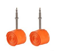 Glomc Ultraligero para tubo interior de TPU 35G para bicicleta de carretera 700C 28 pulgadas, válvula de metal, resistente a alta presión y compacta para reemplazo de ciclismo (2 FV80 mm)