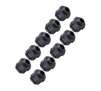 Glomc Válvulas de ventilación transpirables impermeables Ip68 M8 M10 para M16 M20 tornillo de alivio de presión de plástico para lámpara de seguridad al aire libre (M10-1.5)