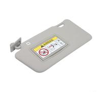 Glomc Visera Solar con Espejo de Maquillaje para Nissan Versa 2015-2019, Deflector de Escudo Frontal Gris de Repuesto OE 96400-3Aw2A, Parte Interior del Coche ABS Resistente al Desgaste (Izquierda)