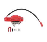 Glomora 1/10 RC Crawler Winch Metal RC Simulación de reemplazo de cabrestante para SCX10 1/10 Escala RC Crawler Car (Red)