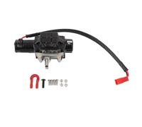 Glomora 1/10 RC Crawler Winch Metal RC Simulación de reemplazo de cabrestante para SCX10 1/10 Escala RC Crawler Car (Black)