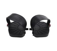 Glomora 1 par de Pedales de Bicicleta estática Correa Ajustable Pedales de Bicicleta estática para Interiores con Textura Antideslizante