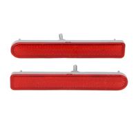 GLOMORA 1 par de Reflector de Parachoques Trasero 81910 35060 Reemplazo del Reflector de la del automóvil Rojo para FJ Cruiser 2007 a 2014